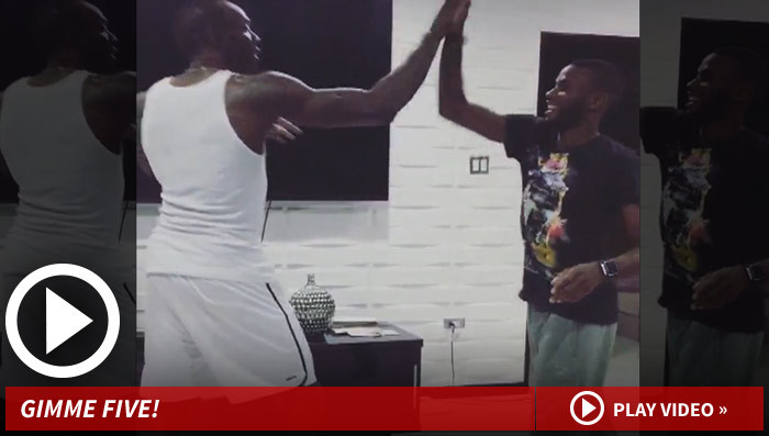 Usain Bolt -- Breaks Another Record ... Longest Handshake Ever