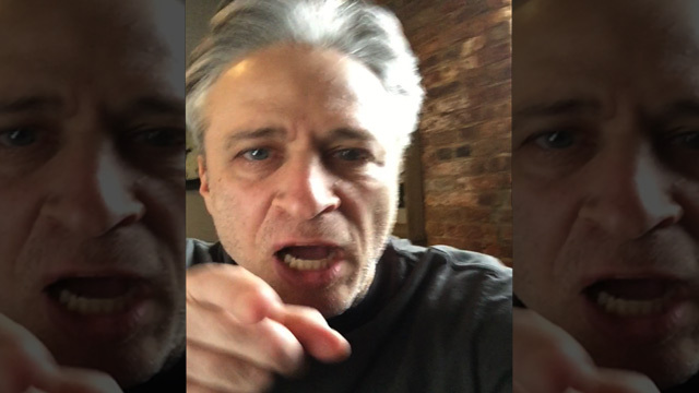 Jon Stewart Mildly Threatens WWE Superstar ... 'You Messed With the Wrong Guy!' (VIDEO)