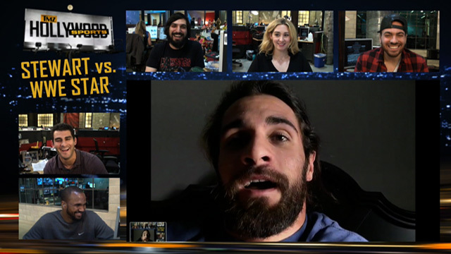 WWE's Seth Rollins -- HITS BACK AT JON STEWART ... I'll Beat Your Old Ass!