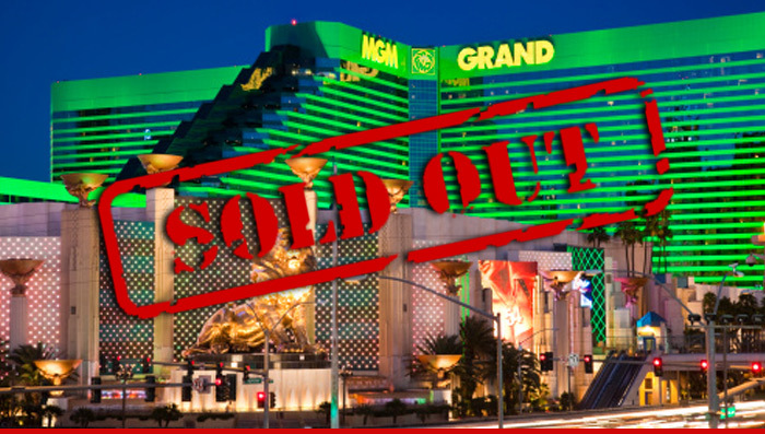 Mayweather vs. Pacquiao -- MGM Grand Hotel Sells Out ... Minutes After Fight Announced