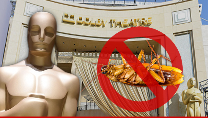 The Oscars -- Show Will Go On ... Roaches Dodge Health Inspectors