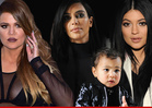 Kim Kardashian, North West, Kylie and Khloe in Car Accident