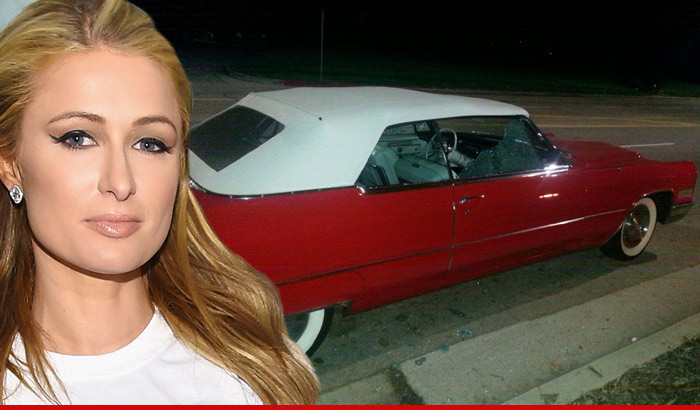 Paris Hilton -- Obsessed Fan Gets Crazy with Classic Caddy