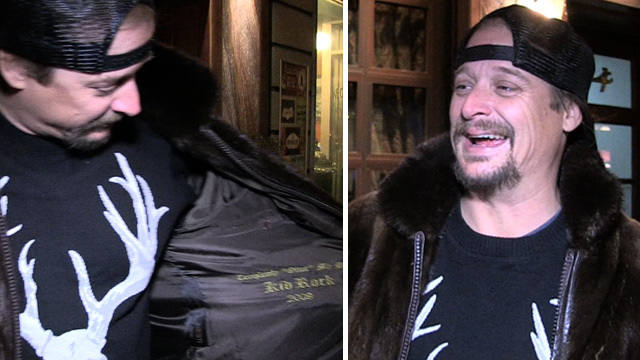 Kid Rock -- Wearing a Jacket Made of Otter ... and Spite!