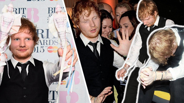 Ed Sheeran -- Official Brit Awards Party Train Conductor (TMZ TV)