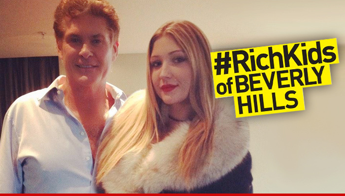 David Hasselhoff's Daughter -- I'm a Rich Kid Now ... Just Check My Resume