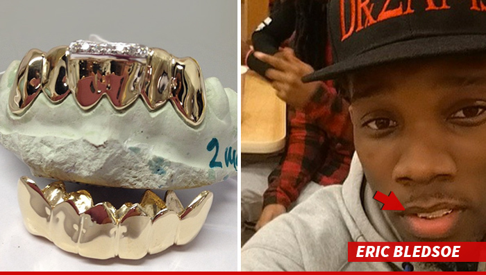 NBA Star Eric Bledsoe -- Drops $2,500 on Gold, Diamond Grillz