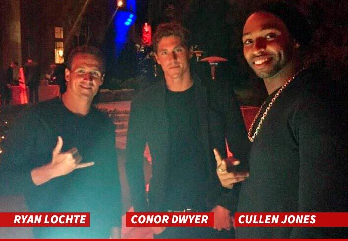 Ryan Lochte -- Partying at the Playboy Mansion ... With Fellow U.S. Swimmers!