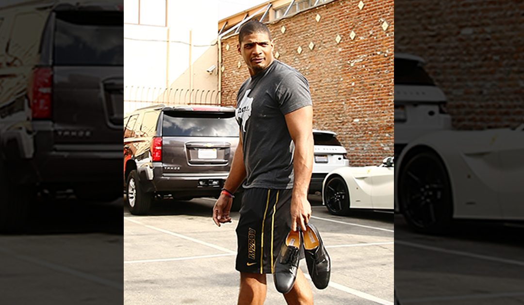 Michael Sam -- TRAINING BEGINS ... No Cleats, Just Capezios