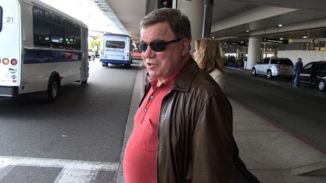 William Shatner -- Jets Back to L.A ... Mum About Leonard Nimoy's Funeral