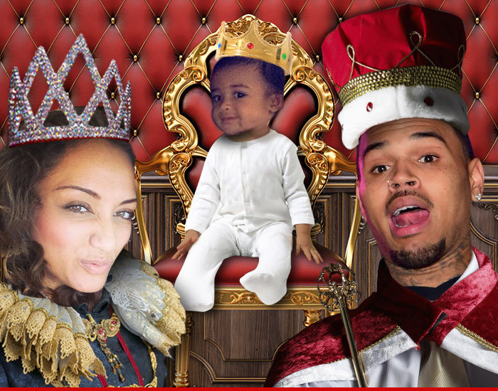 Chris Brown -- My Baby is Royalty!!!