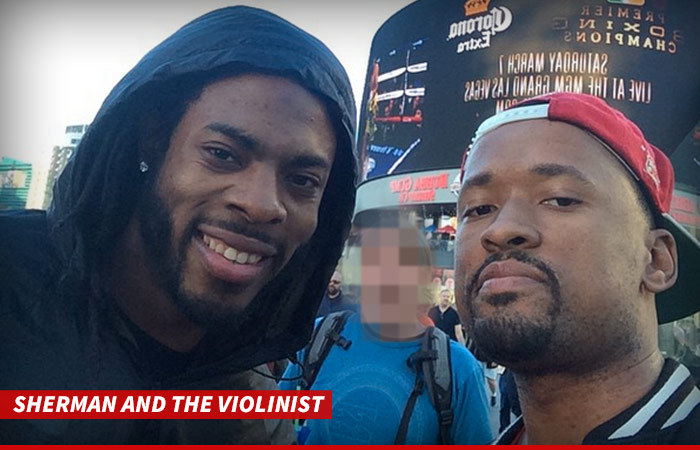 Richard Sherman -- Violinist's Business Explodes ... After Online Shout-Out