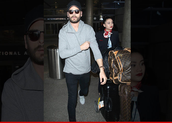 Scott Disick -- Returns to L.A. After Creating International Incident!