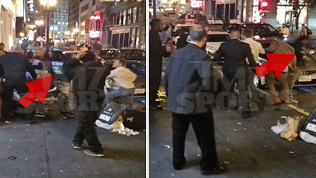 Marshawn Lynch in Crazy Brawl -- I Ain't No Seahawk Chicken! (VIDEO)