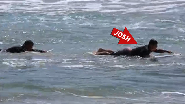 Josh Brolin -- VIDEO of Awesome Surfer Rescue