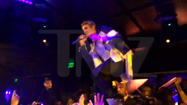 Justin Bieber -- Birthday Celebration Continues ... In Vegas (VIDEO)
