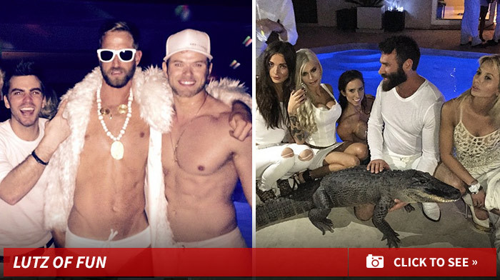Kellan Lutz 30th Birthday Party ... A Real Croc!