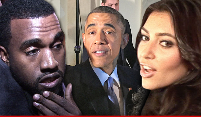 Kanye West -- Prez Obama Did NOT Call Him at Home ... But His Peeps Did