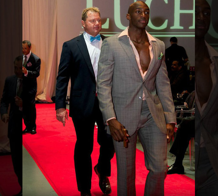 Roger Clemens -- ROCKET HITS THE RUNWAY ... At Houston Fashion Event