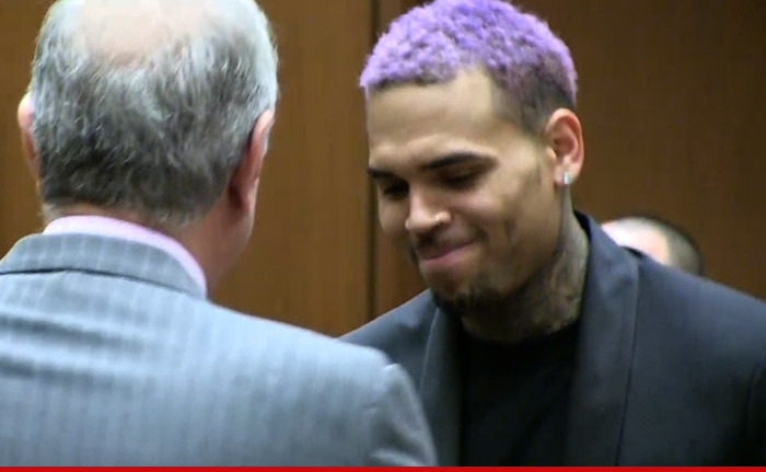 Chris Brown Court Hearing -- He WON'T Be Thrown in Jail