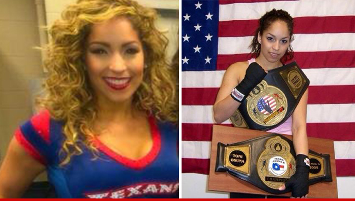 Houston Texans Cheerleader -- I'M A REAL DEAL BOXER ... And I Want to Fight Ronda Rousey!