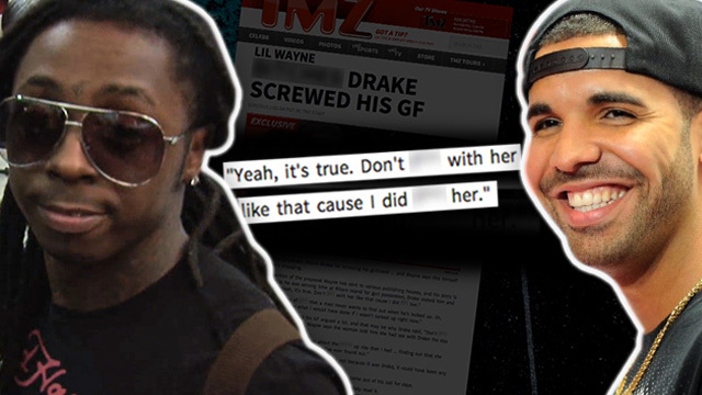 Lil Wayne -- When Drake Humps Your Chick ... Just Write a Book (TMZ TV)