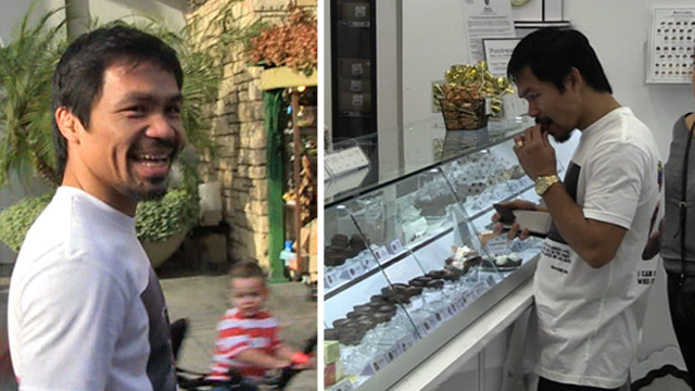 Manny Pacquiao -- I Love Boxing ... When it's See's! (VIDEO)