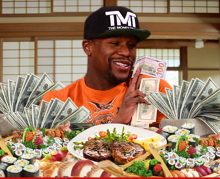 Floyd Mayweather -- Don't Egg Me On When I Eat