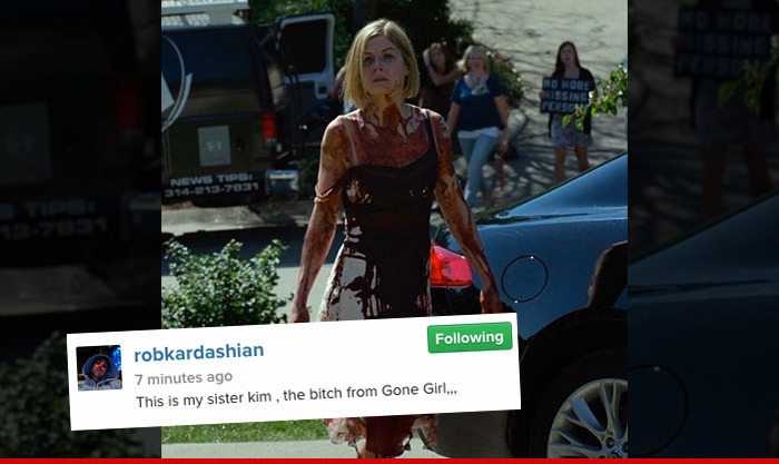 Rob Kardashian -- Compares Kim to Psychotic Murderer