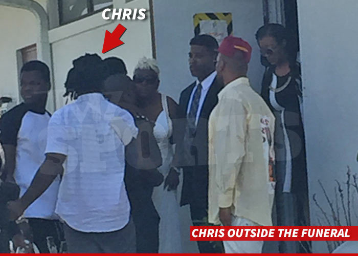 NFL's Chris Johnson -- Confronted at Funeral ... Family Divided