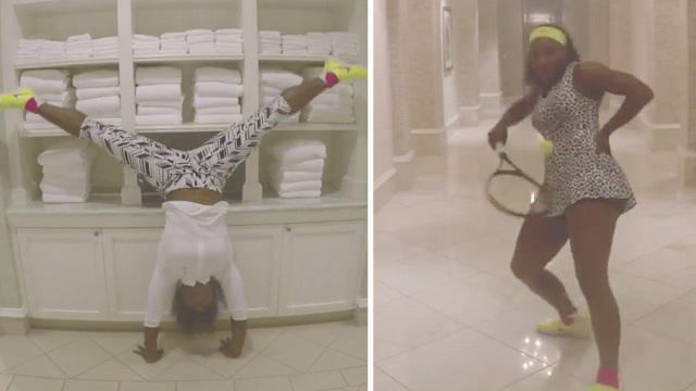 Serena Williams -- Twerkin' Like Beyonce ... In Hilarious New Video