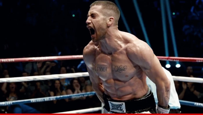 Jake Gyllenhaal -- Scary Jacked ... For New Boxing Flick