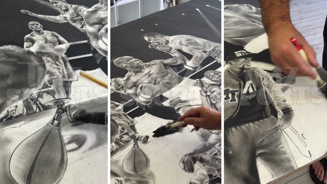Floyd Mayweather -- Still Flexing over De La Hoya Victory ... With $100k Painting