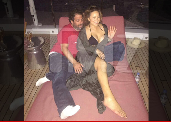 Mariah Carey Brett Ratner on The LOVE BOAT!!! (PHOTO)