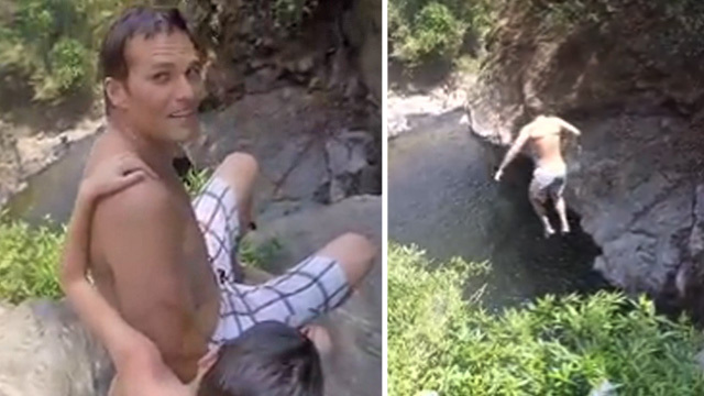 Tom Brady -- Jumps Off a Cliff ... Survives