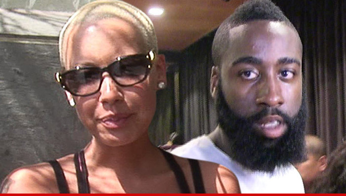 Amber Rose & James Harden -- Entering The Friend Zone ... Let's Not Get Serious