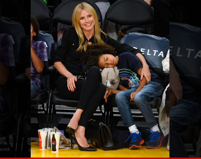 Heidi Klum -- Lakers Put My Kid To Sleep ... Even with Courtside Seats