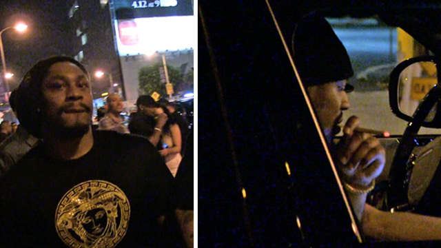 Marshawn Lynch -- Hits Nightclub, Smokes ... But That's No Blunt