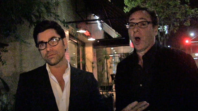 John Stamos and Bob Saget -- Full House, Full Stomachs (VIDEO)