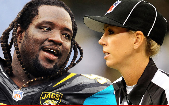 Jaguars' Lineman Sen'Derrick Marks -- Lady Ref Is A Publicity Stunt ... Just Like Michael Sam