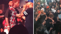 Plies -- Violence Erupts after Rapper Violently Thrown Off Stage ... By a Fan! (VIDEO) 