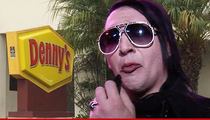 Marilyn Manson -- Grand Slammed in the Face at a Denny's