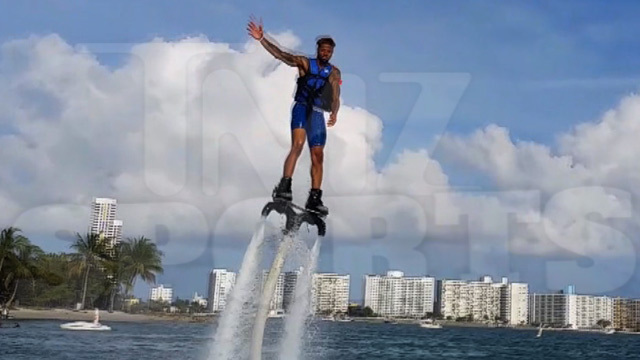 Odell Beckham Jr. -- I Believe I Can Fly ... On Water!!