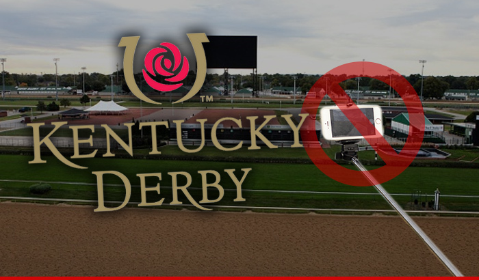 Kentucky Derby -- BANS SELFIE STICKS!!!