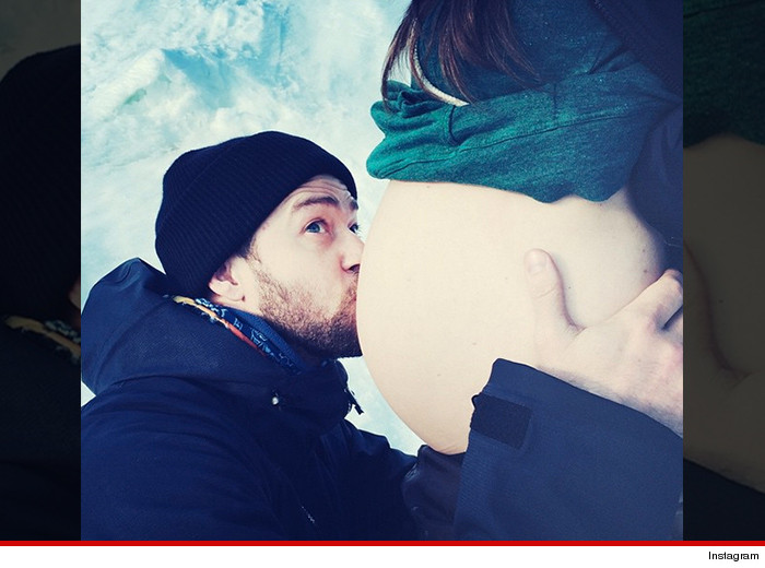 Justin Timberlake -- I'm a Dad Now!!! | TMZ.com Jessica Biel Instagram