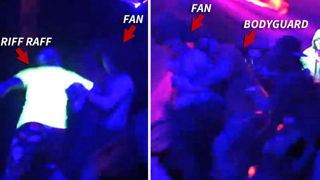 Riff Raff -- Round Two ... Bodyguards Obliterate Another Ballsy Fan