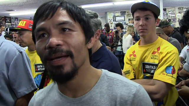 Manny Pacquiao -- I'M TOO YOUNG TO BE PRESIDENT ... Maybe Senator Tho