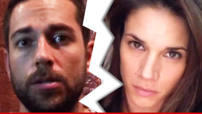 Zachary Levi & Missy Peregrym -- Secret Wedding Ends in Secreter Divorce