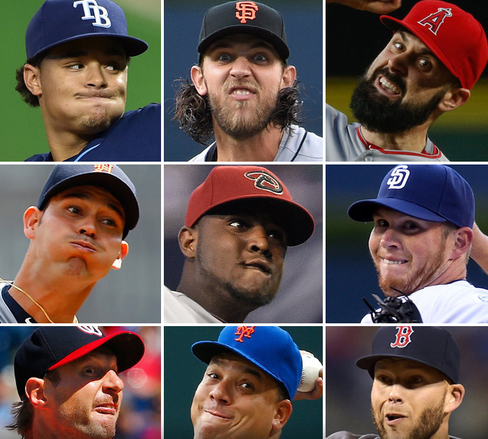 Funny Mugs on the Mound -- Resting Pitch Face!
