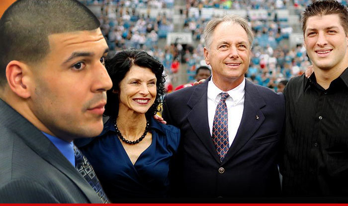 Tim Tebow's Parents -- We're Praying for Aaron Hernandez
